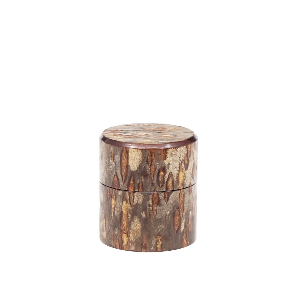 伝統工芸士　大橋忠作　桜皮　樺細工　棗　共箱　M R5673 伝統工芸士 大橋忠作 桜皮 樺細工 棗 共箱 M R5673 - メルカリ