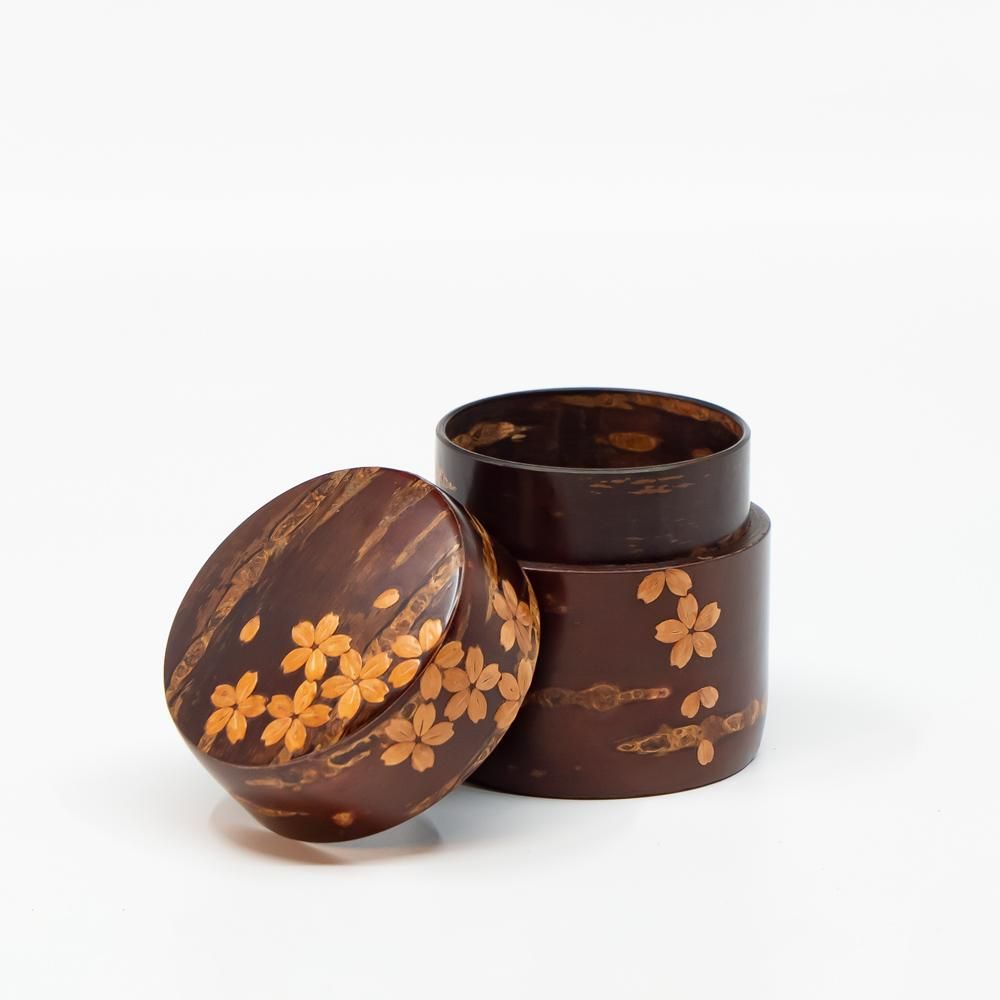 Amazon｜【桜皮細工】ミニ茶筒 (小)｜茶筒 オンライン通販