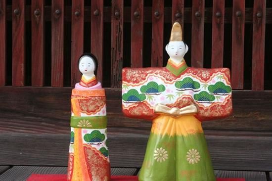 立ち雛【長浜人形】（高さ約25cm 横幅約17cm 奥行き約7cm）飾り