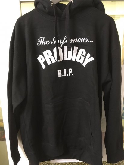 INFAMOUS PRODIGY R.I.P. HOODIE (RED/XL) - パーカー