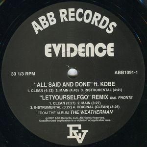 The Alchemist Cycles アナログレコード □ALCHEMIST / EVIDENCE - EBBTIDE RECORDS