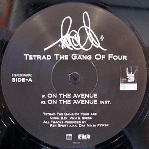 TETRAD THE GANG OF FOUR - On The Avenue / Arab - EBBTIDE RECORDS