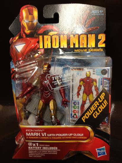 アイアンマン　IRON MAN2 MOVIE SERIES / アイアンマン　マーク６ with POWER-UP GLOW -  アメリカンTOYのお店　MARBLE　MONSTERS