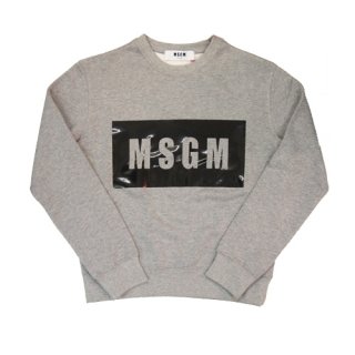 <img class='new_mark_img1' src='https://img.shop-pro.jp/img/new/icons16.gif' style='border:none;display:inline;margin:0px;padding:0px;width:auto;' />MSGM BOX LOGO SWEAT エムエスジィエム ボックス ロゴ スウェット