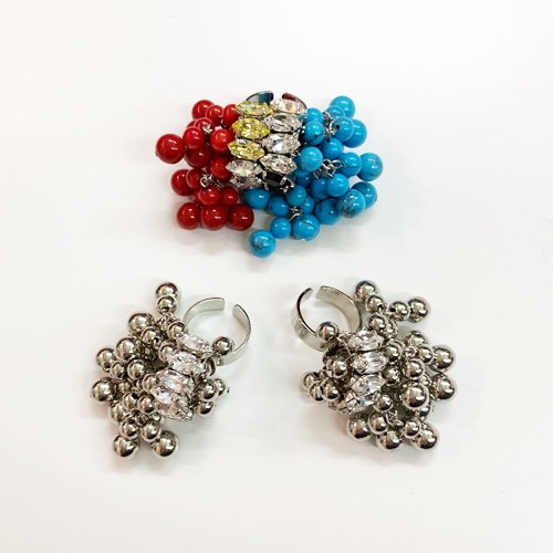 <img class='new_mark_img1' src='https://img.shop-pro.jp/img/new/icons16.gif' style='border:none;display:inline;margin:0px;padding:0px;width:auto;' />TOGA PULLA Beads ring トーガプルラ ビーズ リング