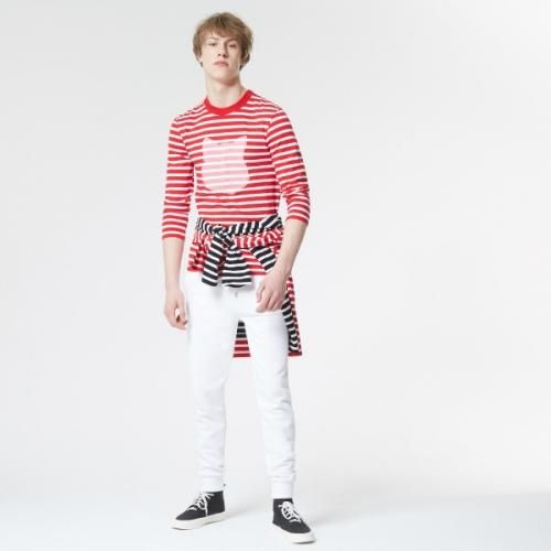 アウトレット最安値』 MAISON KITSUNE マリン ボーダー フォックス T