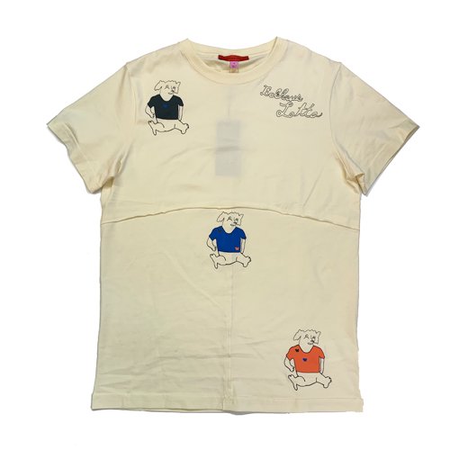 【新品未使用】eckhaus latta エコーズラッタネイビーメッシュTシャツ