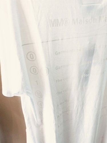 MM6 MAISON MARGIELA Back logo Tee エムエムシックスメゾンマルジェラ バッグ ロゴTシャツ