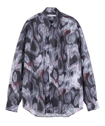 <img class='new_mark_img1' src='https://img.shop-pro.jp/img/new/icons16.gif' style='border:none;display:inline;margin:0px;padding:0px;width:auto;' />JOHN LAWRENCE SULLIVAN PRINTED BROADCLOTH OVERSIZED SHIRT 󥹥Х ץȥС