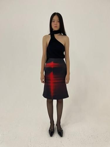 <img class='new_mark_img1' src='https://img.shop-pro.jp/img/new/icons16.gif' style='border:none;display:inline;margin:0px;padding:0px;width:auto;' />JOHN Black Ribbed Asymmetric Tank Top ֥å֥ɥȥ꡼󥯥ȥå