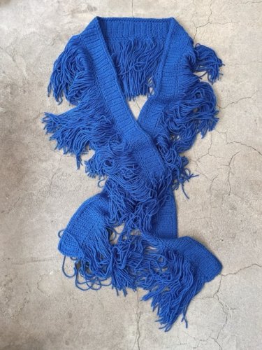 ANTONIO VATTEV Crochet knit scarf アントニオ ヴァッテフ クロシェニットスカーフ