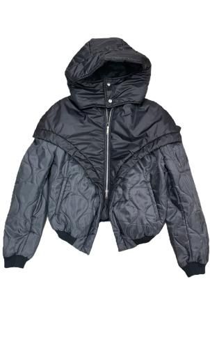 ANTONIO VATTEV アントニオ ヴァッテフ 22AW Twisted Bomber Jacket ツイステッド ボンバージャケット ブルー×ブラック M