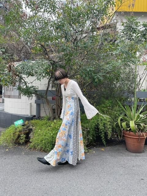 FUMIE TANAKA PATCH FLOWER OP フミエタナカ パッチ フラワー