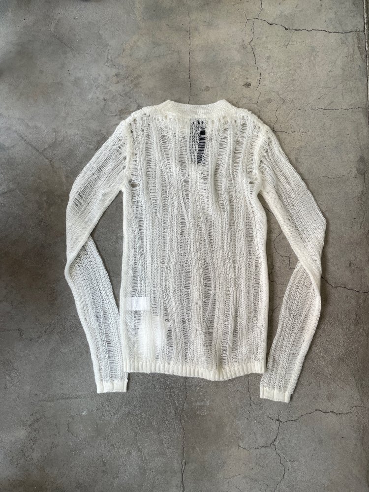 VOLTAGE CONTROL FILTER Openwork Mohair Knit Top ヴォルテージ ...