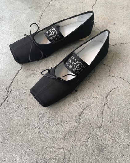 MM6 MAISON MARGIELA LOGO BALET SHOES २6 ᥾ޥ른  եåȥХ쥨塼