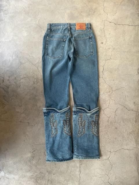 Y/PROJECT EVERGREEN MINI COWBOY CUFF JEANS ワイプロジェクト