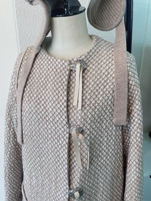 FUMIE TANAKA フミエタナカ KNIT SHIRINK COAT ニットシュリンク FUMIE TANAKA フミエタナカ KNIT SHIRINK COAT ニットシュリンク