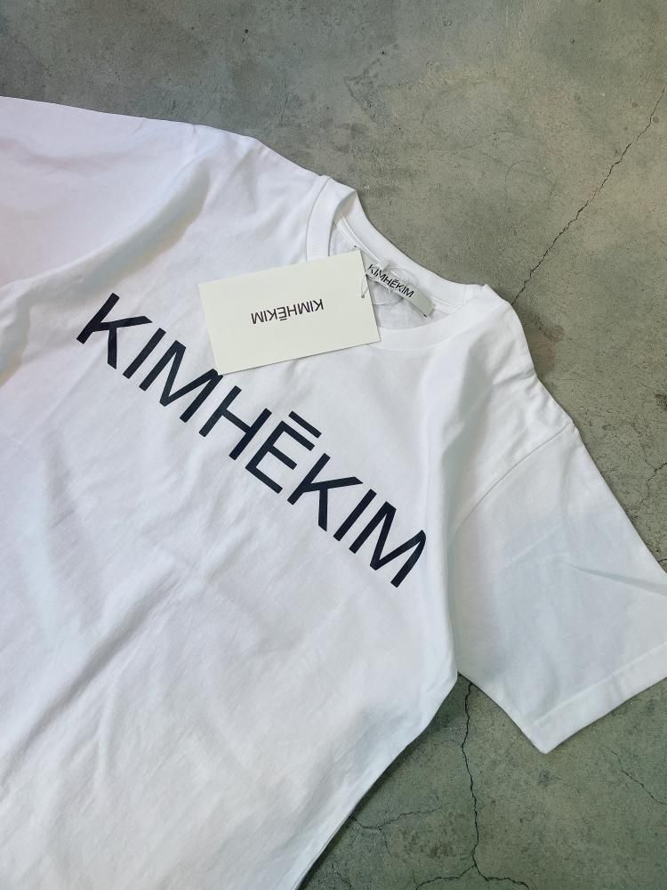 [KIMHEKIM] KIMHEKIM ロゴ パール Tシャツ / 韓国ブランド KIMHEKIM(キムヘキム) Tシャツ・カットソー(レディース) - 海外