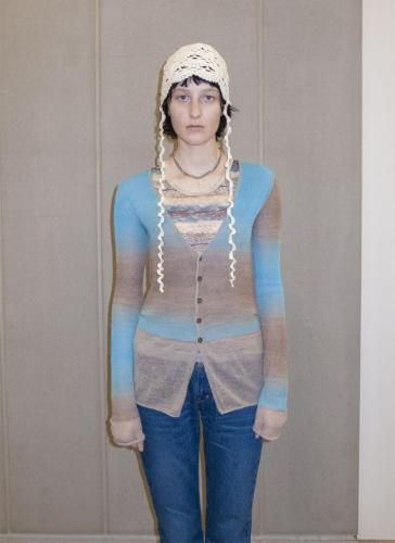 PERVERZE Double Face Knit Cardigan パーバーズ ダブルフェイス 