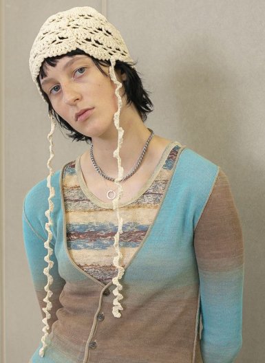PERVERZE Scalloped Crochet Headdress ѡС  ˥å˹