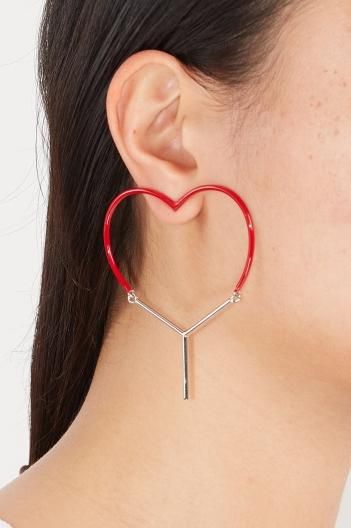 Y/PROJECT MINI Y HEART EARRINGS 磻ץ ߥ˥磻 ϡ 