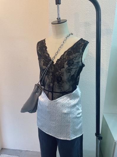 <img class='new_mark_img1' src='https://img.shop-pro.jp/img/new/icons16.gif' style='border:none;display:inline;margin:0px;padding:0px;width:auto;' />opera SPORT Lace Dot TOP ڥ饹ݡ 졼ɥåȥȥå