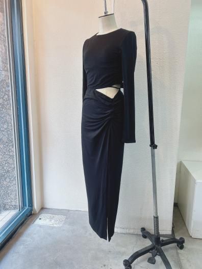 Determ Collagen Side Slit Asymmetrical Dress ǥ 顼  åȥȥꥫ ɥ쥹