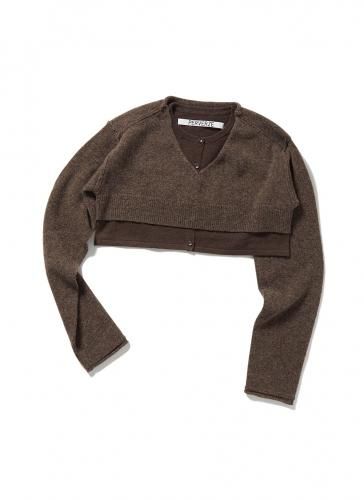 PERVERZE Twin Layered Knit Sweater パーバーズ ツイン PERVERZE Twin Layered Knit Sweater パーバーズ ツイン