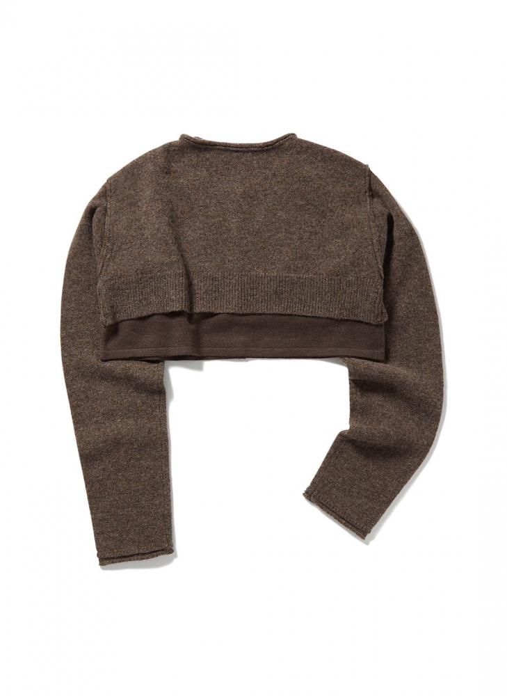 PERVERZE Twin Layered Knit Sweater パーバーズ ツイン PERVERZE Twin Layered Knit Sweater パーバーズ ツイン