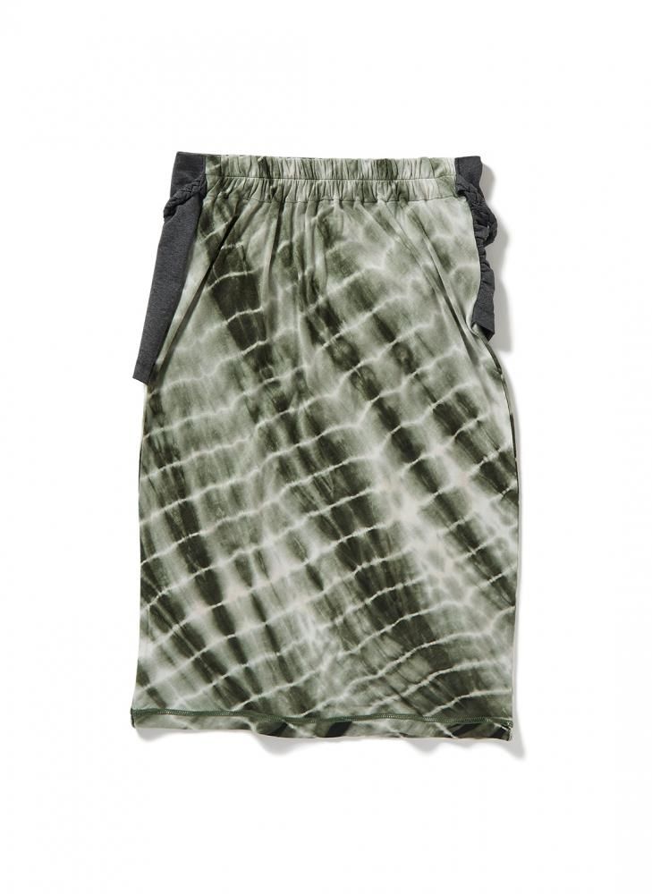 Braid Belt Layered Skirt/Green｜PERVERZE | パーバーズの公式