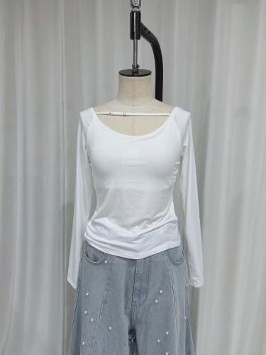 determ デターム オフショルダートップ