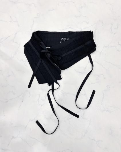 OPEN  YY PLEATS LAYERED POUCH BELT ץ磻磻 ץ꡼ 쥤䡼 ݡ ٥