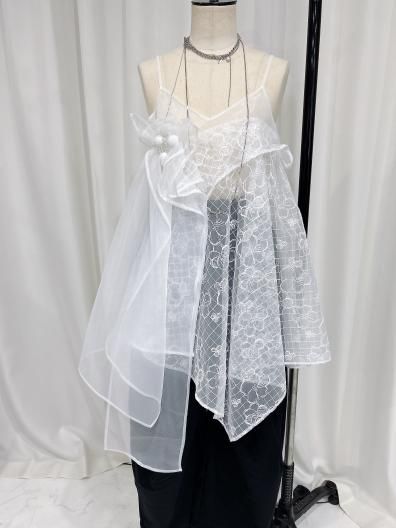 RIV NOBUHIKO AMY EMBROIDERY TOP ֥Υ֥ҥ ߡ֥꡼ ȥå 