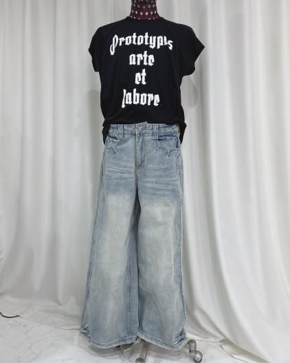 AR Wash Wide Denim  å 磻 ǥ˥