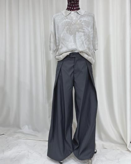 AR Tuck Voiume Wide Pants  å ܥ塼 磻 ѥ
