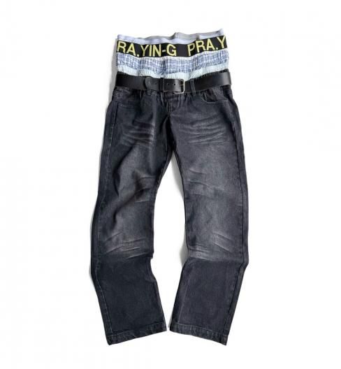 PRAYING Boxer Jeans Black プレイング ボクサー ジーンズ ブラック