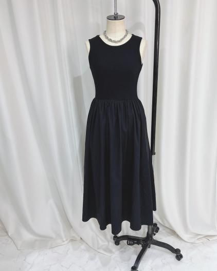 AR Gather Combi Dress  㥶ӥɥ쥹