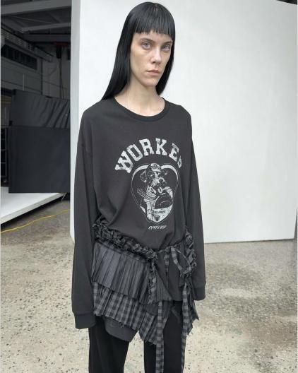 OPEN YY PLEATS LAYERED POCKET BELT ץ磻磻 ץ꡼ 쥤䡼 ݥå ٥
