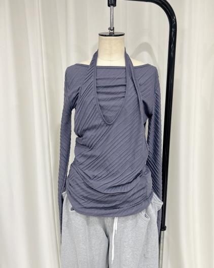 OPEN YY PLEATS CONVERTIBLE BOLERO TOP  ץ磻磻 ץ꡼ Сƥ֥ ܥ ȥå