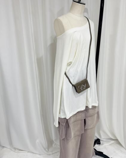 ڽOPEN YY SCOOP NECK LOUNGE TOP  ץ磻磻  ͥå  ȥå