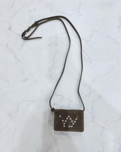 OPEN YY MICRO SUEDE STUD WALLET BAG  ץ磻磻 ޥ  å å Хå