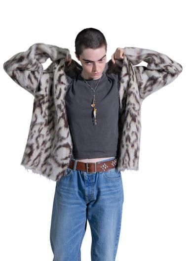 PERVERZE Wide Slit Cardigan ѡС 磻 å ǥ
