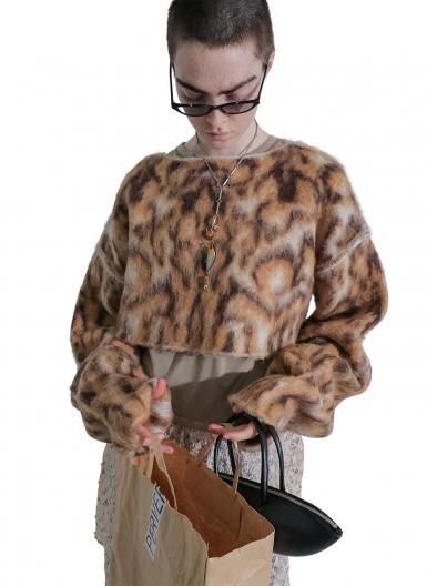 PERVERZE Wide Knit Top and Scarf ѡС 磻 ˥å ȥå  
