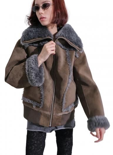 PERVERZE Bulky Neck Blouson ѡС Х륭 ͥå ֥륾