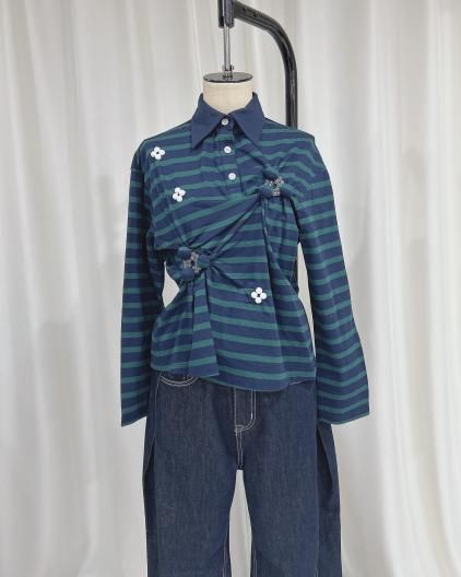RIV NOBUHIKO RAMMI POLO SHIRT ֥Υ֥ҥ ߡ ݥ 
