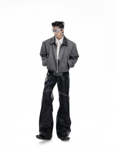 ArguE CulturE Matte Leather Zip Pants 塼㡼 ޥå 쥶 å ѥ