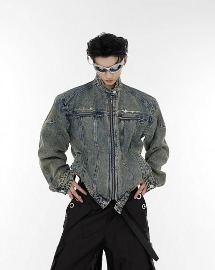 【vintage】Salvatore Ferragamo カシミヤ混チェスター黒 vintage│ヴィンテージ サルヴァトーレフェラガモ│Salvatore
