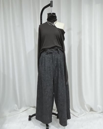 JOHN Asymmetrical Cutout Turtleneck Knit Top  ȥ꡼ åȥ ȥͥå ˥åȥȥå