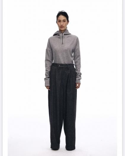 JOHN Hooded Zip Turtleneck Knit Sweatshirt  աǥåɥåå ȥͥå˥å å 