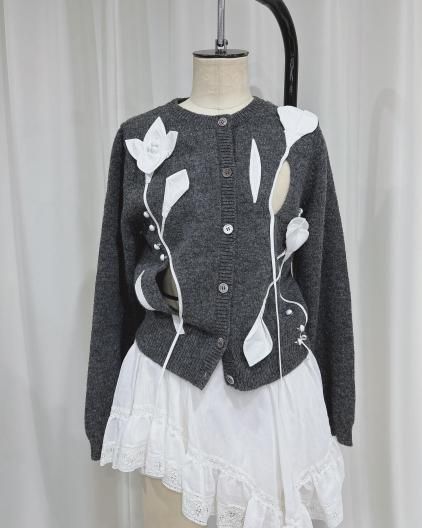 RIV NOBUHIKO CARRER KNIT CARDIGAN ֥Υ֥ҥ ꥢե˥å ǥ